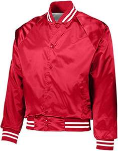 Veste homme sur mesure 100% nylon satin polyester bomber varsity jackets look brillant vestes homme style bomber vente en ligne chaude - Product Image 3