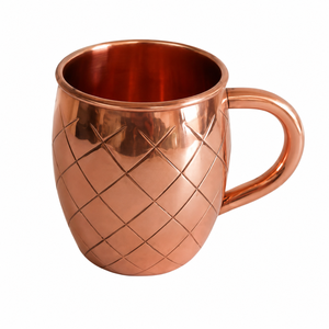 Tasse mule moderne de 16oz de Moscou en cuivre de haute qualité chopes à bière style indien look chaud chopes à bière en cuivre pour bar et usage domestique - Product Image 1