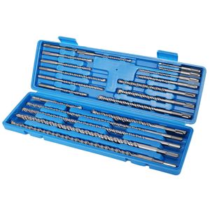 20pcs Impact Hammer <b>Drill</b> <b>Bit</b> <b>Set</b> SDS Plus with Storage Case Carbide Tipped for Concrete Stone Brick-for <b>Masonry</b> Work - Product Image 1