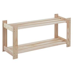 Meuble à chaussures classique en bois avec finition lisse pour l'entrée de la maison et les solutions de rangement de chambre à coucher - Product Image 6