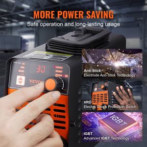 ARC 110V/220V 120A 2-in-1 ascensore TIG macchina di avviamento a caldo con bastone durevole saldatore per varie applicazioni - Product Image 5