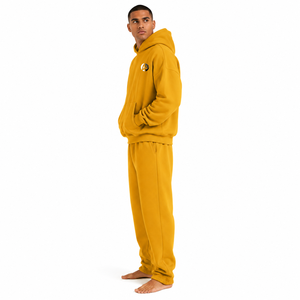 Traje de lana extragrande para hombre, hecho de material de lana cálido, de corte relajado, tacto suave y calor acogedor para uso informal. - Product Image 2