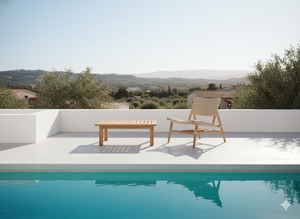 Silla de Comedor Riko de Madera de Teca, Diseño Moderno, Ecológica, Muebles Comerciales para Exteriores, Hecha en Indonesia, Jepara, Exportación - Product Image 4