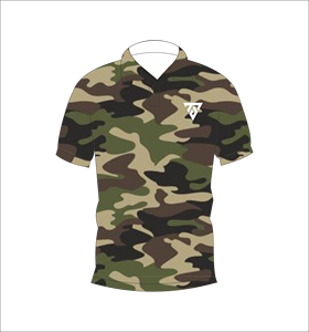 เสื้อเชิ้ตแขนสั้นผู้ชาย ระบายอากาศได้ดี สีเขียวมะกอก น้ำตาล เบจ พิมพ์ลายแบบนามธรรมทั่วตัว สำหรับใส่ลำลองในฤดูร้อน - Product Image 4