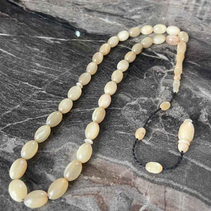 Auténticas cuentas de cuerno de búfalo, Tasbih, artesanía natural, accesorios devocionales hechos a mano para el crecimiento espiritual y la oración diaria - Product Image 5