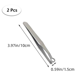 Pinzas Nasales Premium de Acero Inoxidable, Herramienta de Depilación para Belleza y Uso Doméstico - Product Image 1