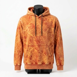 Ventes en gros de sweats à capuche respirants à séchage rapide, lavés à l'acide, en coton de haute qualité, sweats à capuche pour hommes lavés à l'acide personnalisés - Product Image 1