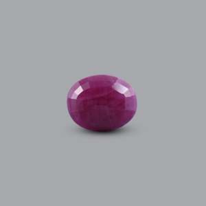 African Ruby 6.65 Carat Oval Cut Loose Gemstone for Fine Jewelry - Product Image 2