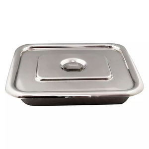 Bandeja de Instrumentos Quirúrgicos Básicos de Alta Calidad, Acero Inoxidable, Contenedor de Almacenamiento de Herramientas Médicas para Clínica Dental y Laboratorio, Diseño Rectangular - Product Image 5