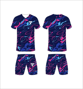 Custom Sublimated Geometric <b>Soccer</b> Jersey Set V-Neck Short Sleeve Moisture Wicking Athletic Fit All Seasons Adult Men - Product Image 6
