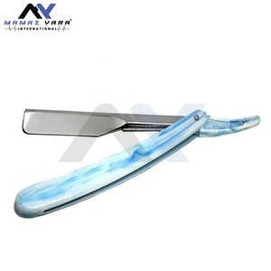 มีดโกนหนวดแบบใช้แล้วทิ้ง ด้ามจับพลาสติกแบบรักษ์โลก ยี่ห้อ New Perfect Shave ใบมีดโกนตรงทำจากสแตนเลส - Product Image 6