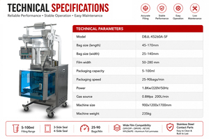 Machine d'emballage automatique d'amandes pour l'arrosage et le scellage de petites sachets de cacahuètes et de noix de cajou - Product Image 4