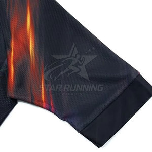 STAR RUNNING SPORTS Vente directe d'usine Maillot de cyclisme durable pour hommes Conception de logo personnalisée Séchage rapide Respirant Vente en gros OEM - Product Image 3