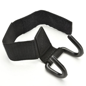 Ganchos de barra para levantamiento de pesas de alta resistencia con soporte para muñeca para entrenamiento en gimnasio, producto de la mejor calidad, con personalización. - Product Image 3