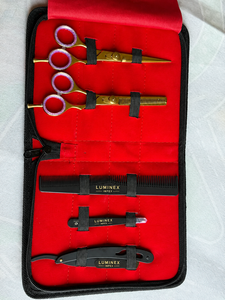 Navaja de Afeitar Recta Vintage Luminex Impex con Mango de Concha de Abulón y Acero al Carbono, Lista para Usar en Barberías y Salones - Product Image 5