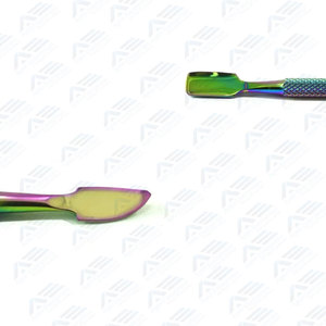 Kit d'outils de manucure professionnel argenté : Repousse-cuticules et coupe-cuticules - Product Image 6