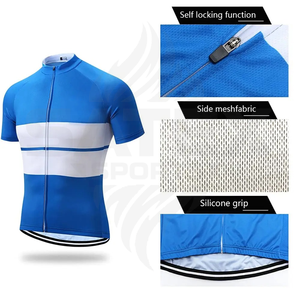 Maillot et short de cyclisme respirants grande taille, personnalisables, 100 % polyester, séchage rapide, pour activités de plein air – Nouveauté très demandée - Product Image 5