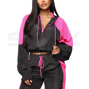 Trajes Deportivos Cortavientos para Hombre, de Alta Calidad, Ligeros, de Spandex/Poliéster, con Patrón Sólido, Transpirables, Personalizables, para Verano - Product Image 2