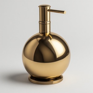 Dispensador de Jabón de Latón Antiguo de Primera Calidad, Diseñado para Estilos Interiores Clásicos, Ofrece Belleza Decorativa y Comodidad Práctica - Product Image 1