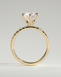 แหวนเพชรเม็ดเดี่ยวทรงกลม 1.5 กะรัต ทองคำแท้ 14K เพชรเพาะเลี้ยงในห้องปฏิบัติการ ฝังแบบ 6 กรงเล็บ ระดับความสะอาด E VVS2 เครื่องประดับหมั้นสุดหรู ปี 2026 - Product Image 2