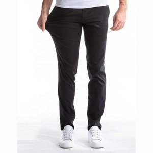 wholesale slim fit straight cotton work trousers <b>men</b> casual streetwear <b>stretch</b> trousers customized logos <b>mens</b> pants trousers - Product Image 2