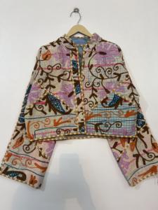 Assorted Lot Of Suzani Kantha Handmade <b>Jacket</b> Reversible Boho <b>Hippie</b> Style Quilted <b>Jacket</b> For Women - Product Image 5