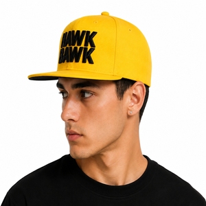 Casquette Snapback Unisexe Premium Ajustable Respirante Élégante à Visière Plate avec Impression en Caoutchouc en Relief sur Toile de Coton – Design Personnalisé - Product Image 3