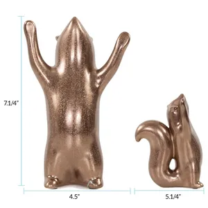 Contemporary Decorative Metal Sculpture Artistic Home Accent for Modern VillasPremium Contemporary Metal Sculpture Artistic - Product Image 3
