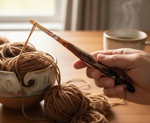 Ganchos de Crochet Profesionales de Resina, Diseño Ergonómico Suave, Acabado Liso Ecológico, Herramientas de Tejido para Tejido a Mano, Costura y Manualidades - Product Image 2