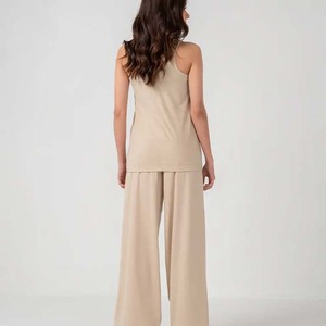 Débardeurs pour femmes en jersey de coton et fibre de bambou, couleur unie, grandes tailles, style streetwear pakistanais, pour l'été, la gym et l'entraînement 2026 - Product Image 5