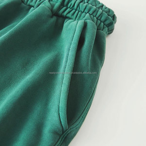 Custom Acid Wash recto rayas Heavyweight French Terry curvo Pantalones de chándal Baggy pantalones de hombre, recto, curvo a rayas - Product Image 5