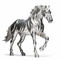 Pièce d'art équestre en aluminium de qualité supérieure avec sculpture de cheval faite à la main pour la décoration intérieure, les boutiques de cadeaux et la vente au détail