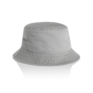 <b>Light</b> Gray Cotton Bucket <b>Hat</b> For Outdoor Sun Protection Casual Fishing Travel Custom Logo Breathable Unisex Headwear - Product Image 1
