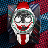 Montre à quartz TIMEARTX, marque de mode urbaine, design artistique unique, verre traité, bracelet en cuir, boucle à ardillon, montre-bracelet résistante à l'eau