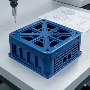 Boîtier de batterie en aluminium usiné CNC haute résistance avec fentes de ventilation pour la course - Product Image 3