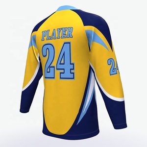 Jersey de Hockey sobre Hielo Sublimado Personalizable de Alta Calidad, Jersey de Práctica de Hockey Personalizado al por Mayor, Logotipo Personalizado de Alta Calidad - Product Image 2