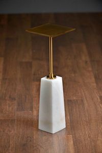 Best Seller White Marble Gold Metal <b>Candle</b> Stand Decorative Taper <b>Candle</b> Holder Luxury Home Decor - Product Image 1