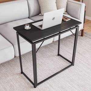 Techni Mobili 31.5 In. Wide Black Folding Computer <b>Desk</b> for <b>Small</b> <b>Spaces</b> Easy Setup No Assembly Required - Product Image 3