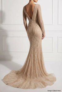 Vestido de Noche de Lentejuelas Hecho a Mano de Lujo, Fabricante de Ropa Formal Personalizada al por Mayor para Minoristas de Boutiques - Product Image 4