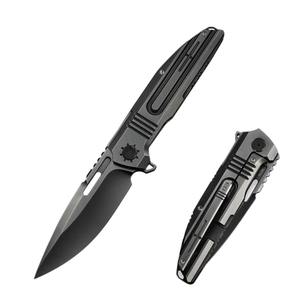 Couteaux pliants d'extérieur modernes avec lame en acier inoxydable, poignée antidérapante, design compact et léger pour la poche - Product Image 1