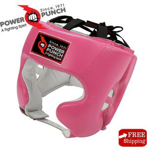 หมวกป้องกันศีรษะสำหรับชกมวยสีแดง รุ่น Power Punch แบบผูกเชือก ปรับได้ สำหรับผู้ใหญ่ ป้องกันการบาดเจ็บในการฝึกศิลปะการต่อสู้ - Product Image 6