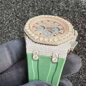 Reloj Mecánico Charm de Acero Inoxidable, Caja de 40 mm, Cristal Analógico, para Hombre, de Lujo, Estilo Vintage, Hip Hop, Resistente a Impactos, 10 Bar, Automático - Product Image 2