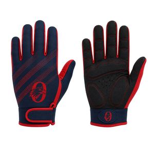 Gants de cyclisme pour hommes, rouge marine, rembourrés, antidérapants, haute performance, pour le cyclisme en plein air, la route, le VTT, l'entraînement - Product Image 1