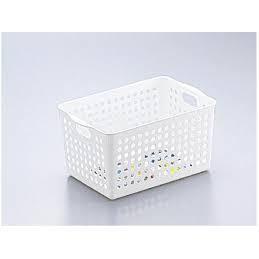 Cesto di stoccaggio profondo bianco Inomata - Product Image 1