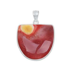 Collares con Colgante Múltiple de Jaspe Mookaite Natural para Mujer y Hombre, Chapados en Oro/Plata, Joyería de Piedras Preciosas Hecha a Mano, Estilo Vintage, Regalo - Product Image 1