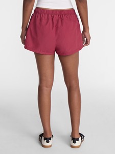 HAMSUB INDUSTRY Short en toile de polyester tricoté bleu clair pour femme, couleur unie, avec cordon de serrage, décontracté, taille mi-haute, coupe régulière - Product Image 5