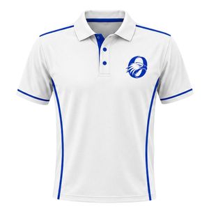 Conjunto de Cricket Sublimado Blanco y Azul para Hombre, Jersey y Pantalones Cortos de Manga Corta, Uniforme de Equipo, Ropa Deportiva para Entrenamiento y Partidos al Aire Libre - Product Image 4