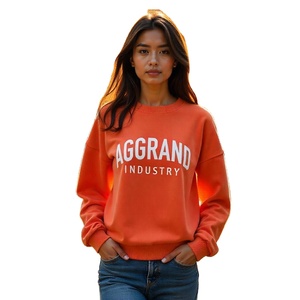 Venta al por mayor Sudaderas CON CAPUCHA DE LAS MUJERES Sudaderas con capucha Casual Pullover Tops Sudadera de manga larga con estampado de letras Sudadera de cuello redondo - Product Image 6