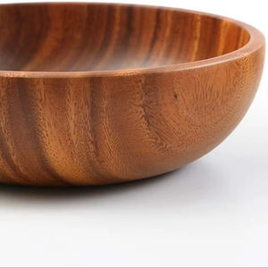 Cuencos Redondos Hechos a Mano de Madera de Mango India Sólida, Tamaño Personalizado, Fabricante de Cuencos de Acacia, Venta Directa de Fábrica desde India - Product Image 1