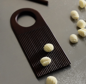 Black Walnut gnocchi board Homemade pasta making <b>tool</b> <b>kitchen</b> <b>gadget</b> Wooden macaroni board - Product Image 1